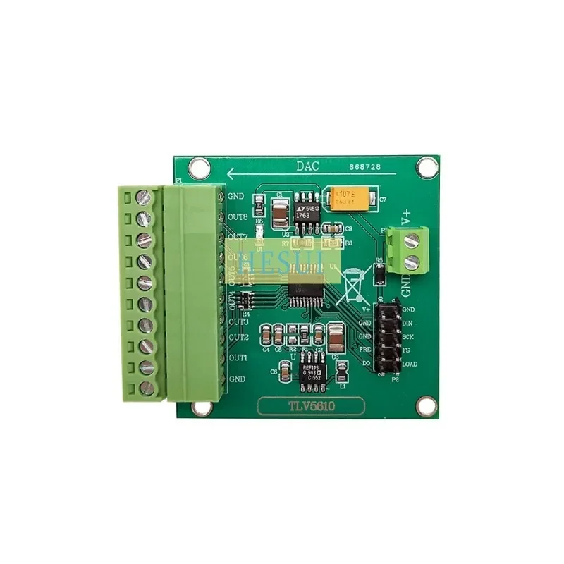 TLV5610/TLV5608 8-channel serial high-speed DAC module digital to analog conversion data acquisition