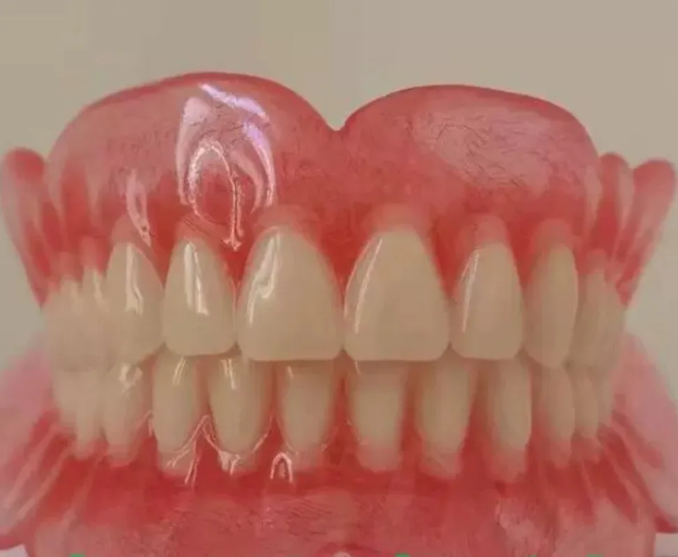 Removable dentures oral restoration dental student training, full elderly teeth full tooth models, display supplies, full teeth