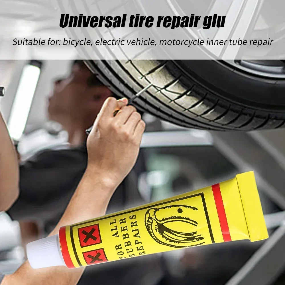 1-12 Stück Fahrradreifen-Reparaturkleber, Fahrradreifen-Schlauchflickenkleber, Gummi-Reparaturkleber für Schlauchreifen – Detail 2