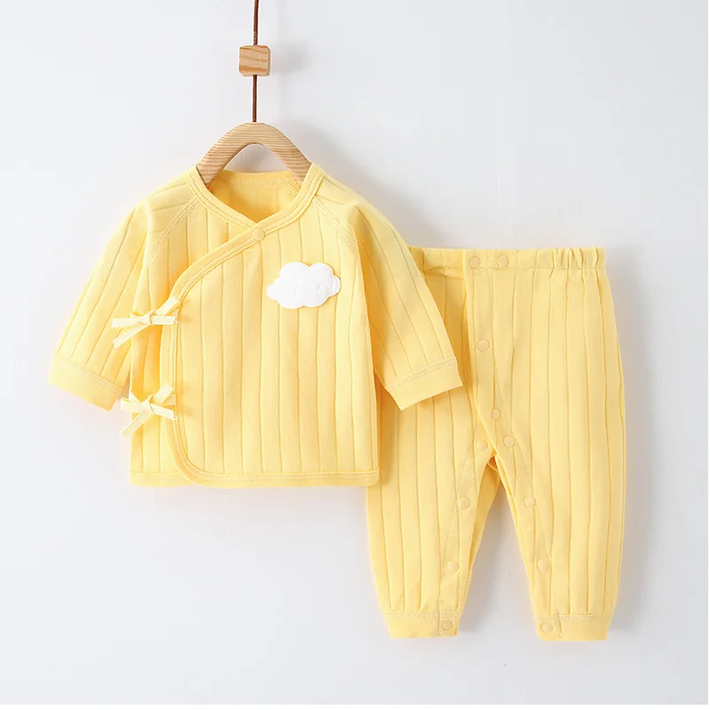 

2025 Baby Girls Boys Sets Cotton Newborn Long Sleeve Clothes Pants 2Pcs Set Spring Autumn Clothing For Baby Costume 0-6Months