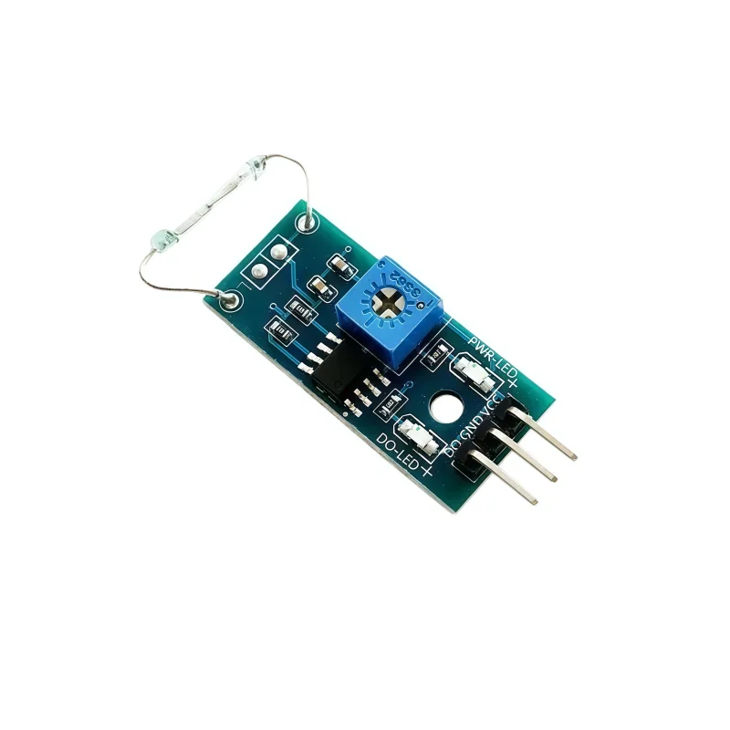 Dry contact sensor module, magnetic control module, dry contact switch, magnetic control switch