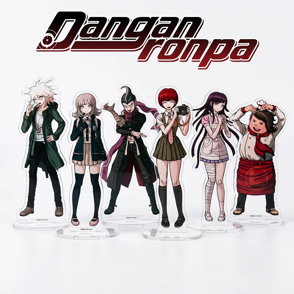 Danganronpa Nagito Komaeda Kokichi Ouma 15CM Cute Anime Acrylic Stand Keychain Room Decoration Cosplay Desk Decor Collect Gifts