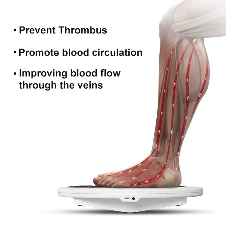 Innovative Products Elderly Health Diabetes Blood Circulation Wireless Remote Control Foot Massage Machine