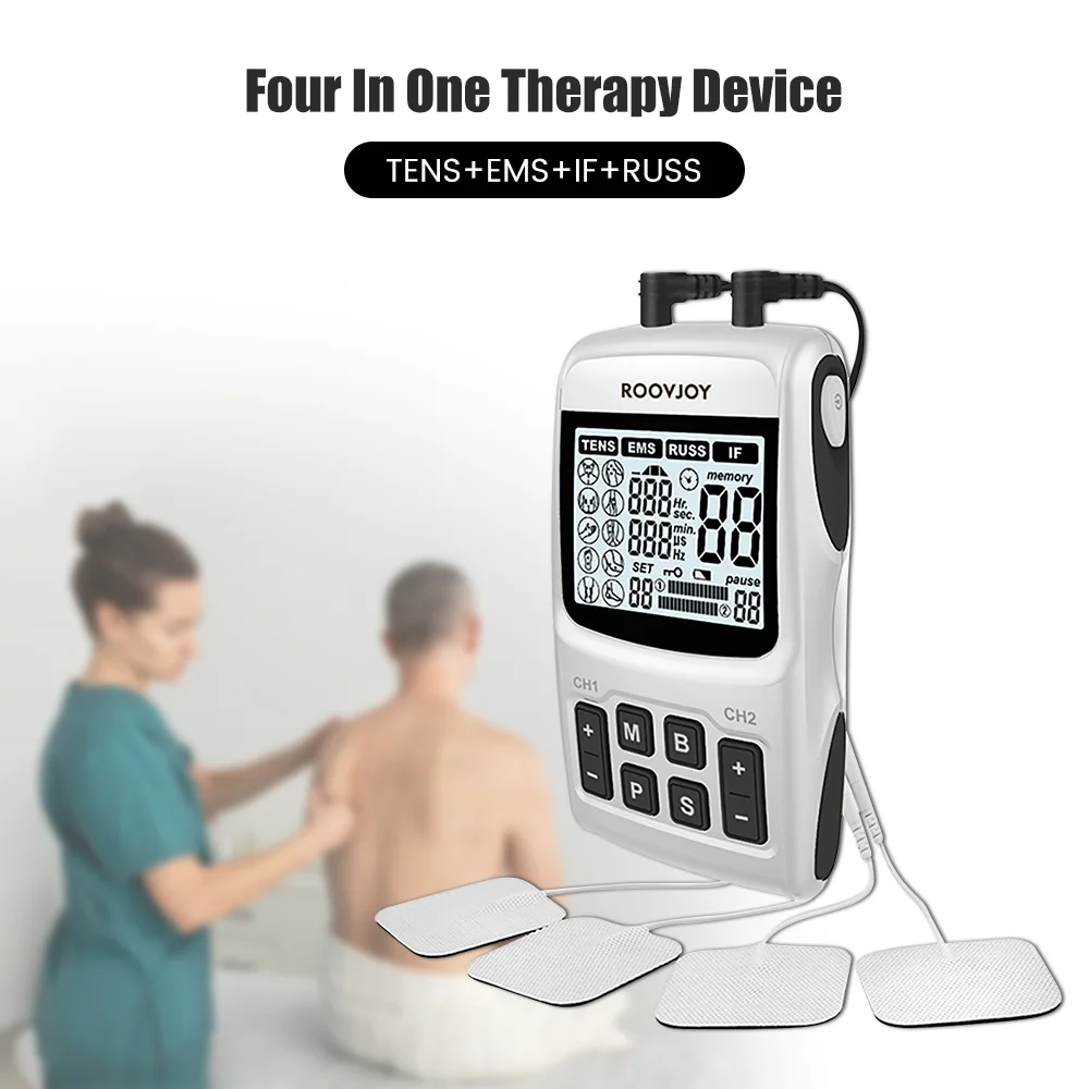 Physiotherapy Tens Muscle Stimulator Electric EMS Acupuncture Body Massage Digital Therapy Slimming Machine Electro Stimulator