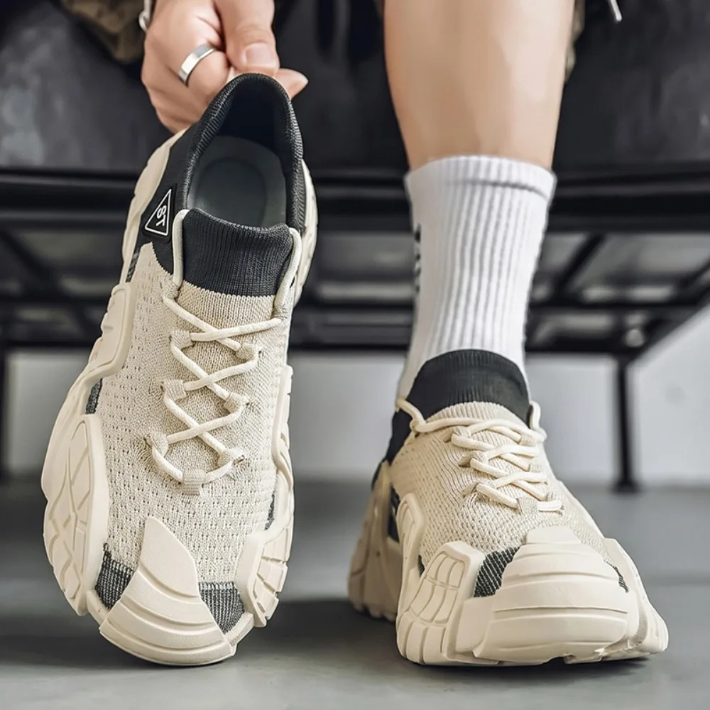 

2026 Men's Breathable Sports Outdoor Casual Socks Lightweight Mesh up Sneakers Comfortable Anti-slip Wear-resistant Fashionable
