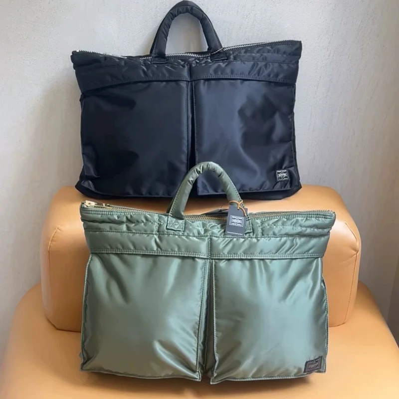 Porter Yoshida Tanker 622-26110 Handbag Soft Men Travel Shoulder Crossbody Business Large Capacity Purse Commute Document Bag
