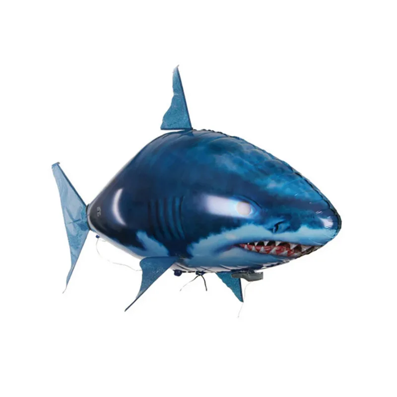 Children Cartoon remote control flying fish inflatable shark Air Swimming RC Animal Radio Balloons Clown Fish toys for kids