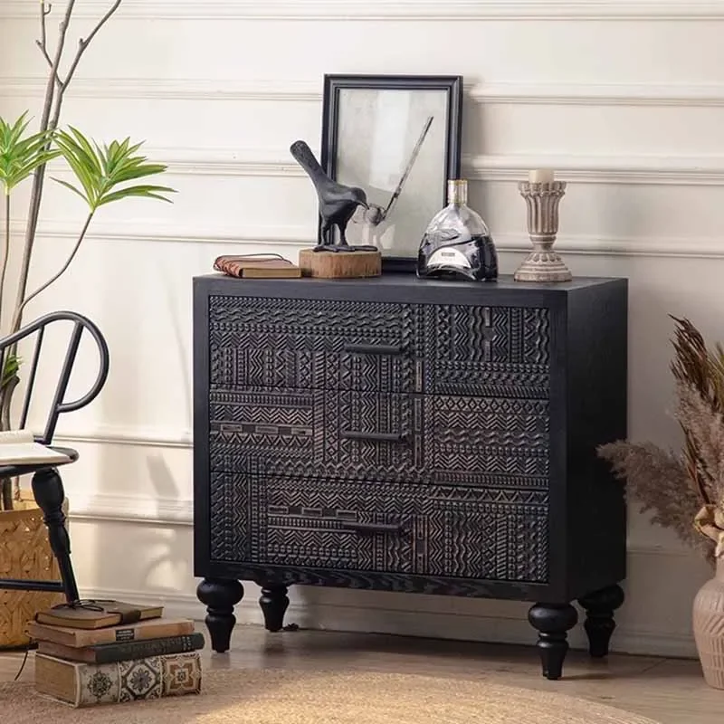 Black Storage Living Room Cabinet Jewelry Organizer Entryways Drawers Display Cabinet Bedroom Nordic Cajoneras Doll Furniture