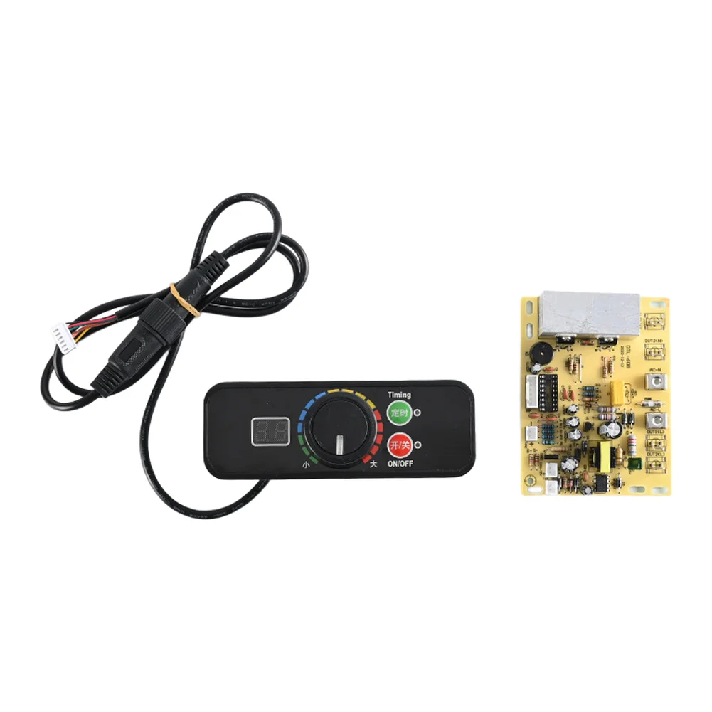 Double Ring Electric Stove Control Board PCBA for 5000W Cooktops Compatible with Multiple Electric Stove Models