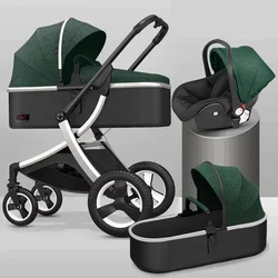 baby stroller 3 in 1,poussette,kinderwagen,coches de bebe,baby stroller,baby stroller 3 in 1 with car seat, travel  fold parm