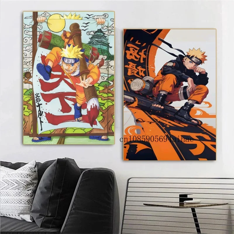 

Japan NARUTO Uchiha Itachi Sasuke Anime Character Print Mural Picture Home HD Posters Wall Aesthetic Canvas Decorative Painting