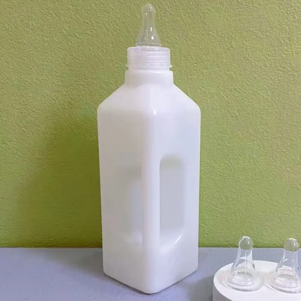 A [3201 People's Collection] 850ml Sheep Milk Bottle Large Capacity Goat Milk Pot Animal Lamb Pacifier Feeder Animal Special Bot