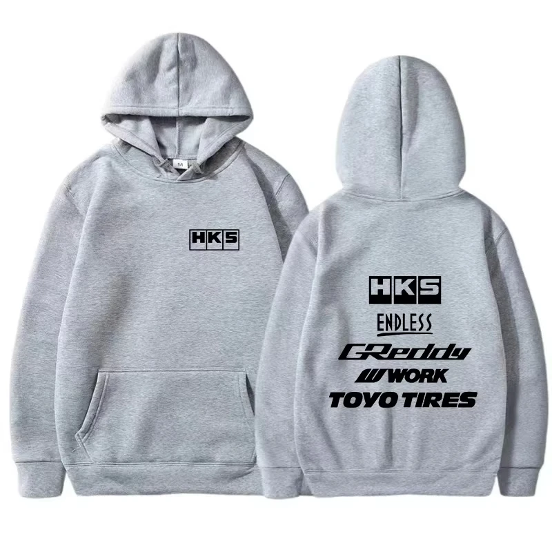 2026 Herren Mode Cooler Hoodie Japan JDM Modifiziertes Auto HKS ENDLESS Kapuzenpullover Herren Damen Vintage Lässiger Sweatshirt Langarm Pullover – Detail 12