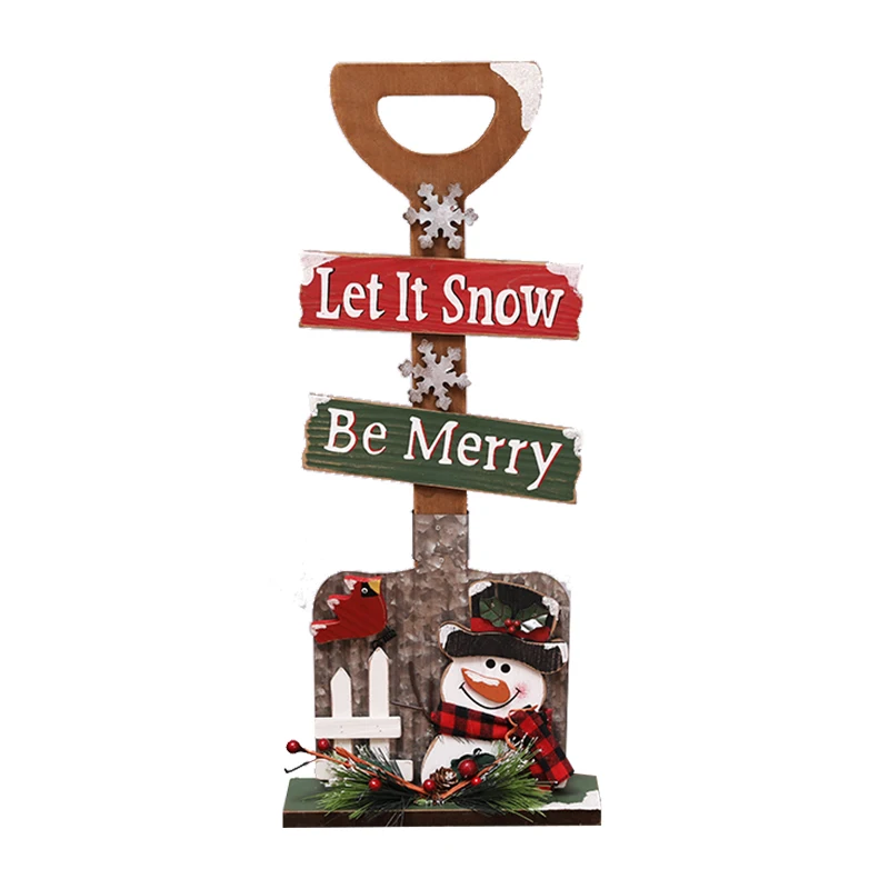 

Christmas decorations Cottage letterbox spade interior and exterior decorations restaurant, background wooden ornaments