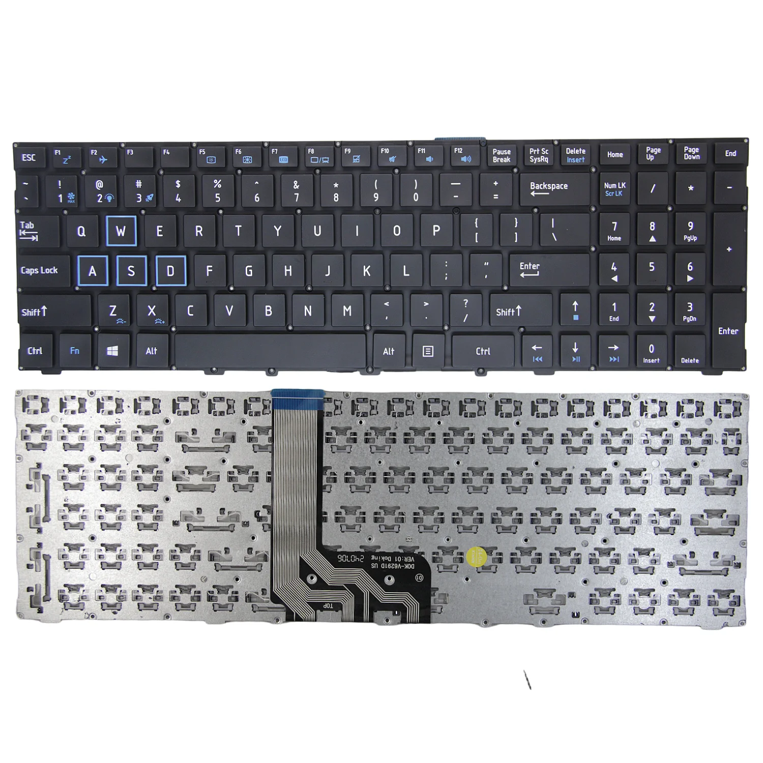 Screw-less forThor 911 Targa T6c X6 Youth Edition F117-S11 Si3 S6 VG65T VR26 Keyboard