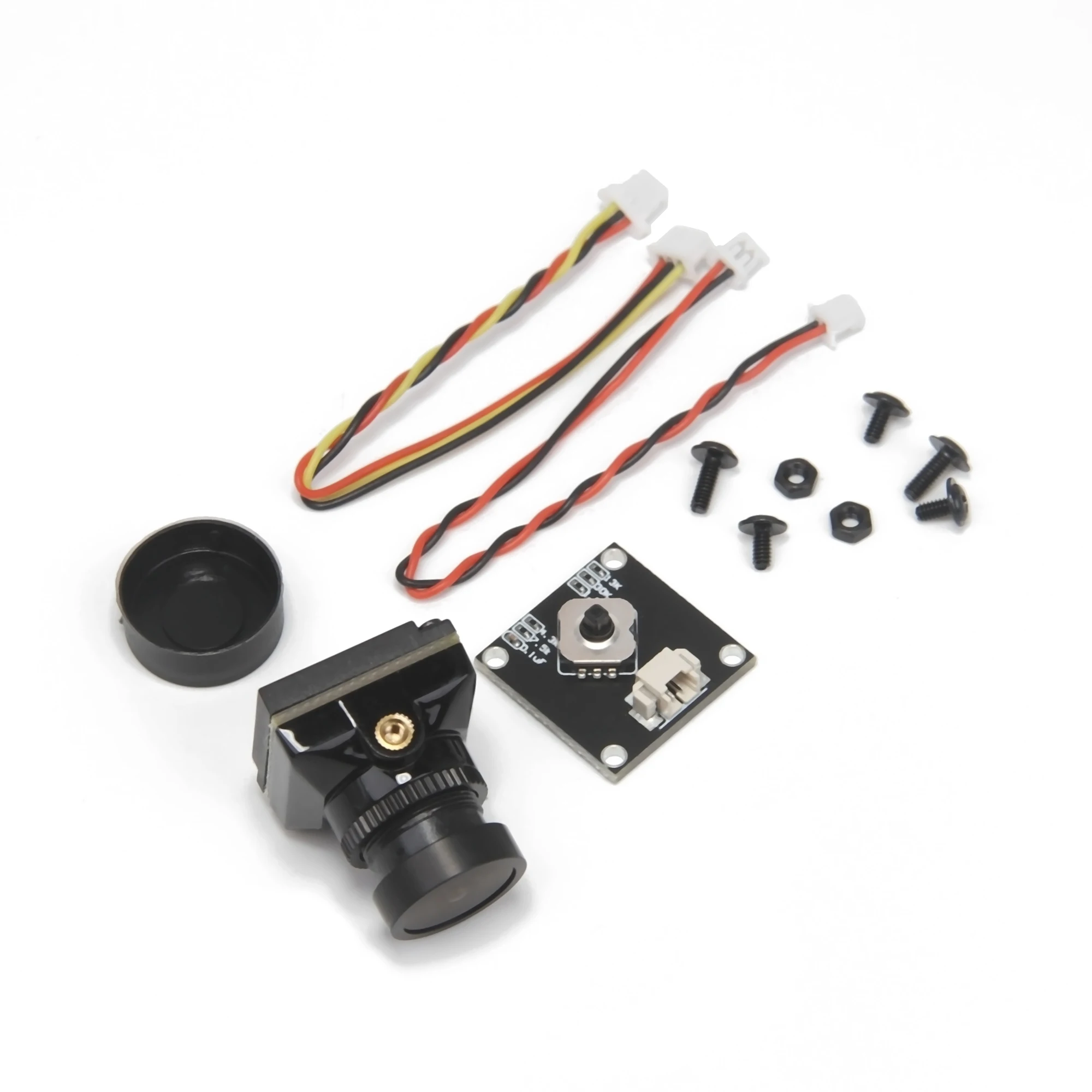 1800TVL High Definition Mini FPV Camera 1/8inch Starlight Sensor 5V-40V NTSC/PAL Switchable for RC FPV Racing Drone Upgrade Part