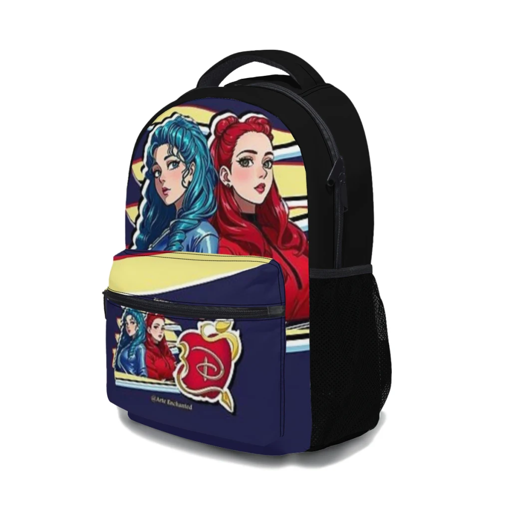 Descendants 4 The Rise Of Red - Pop Tornister dla dziewczynek Plecak studencki o dużej pojemności Cartoon High School Student Bac