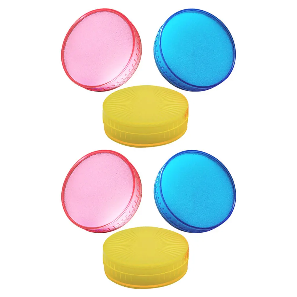 

6pcs Finger Moistener For Paper Cash Counting Hand Sponge Quick Absorption Office Bank Supplies Fingertip Sponge