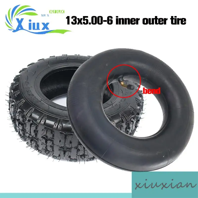 New model Front 4.10-6 Rear 13X5.00-6 inch hub tires Snow plow tires Butterfly tires 13*5.00-6 inch beach tires