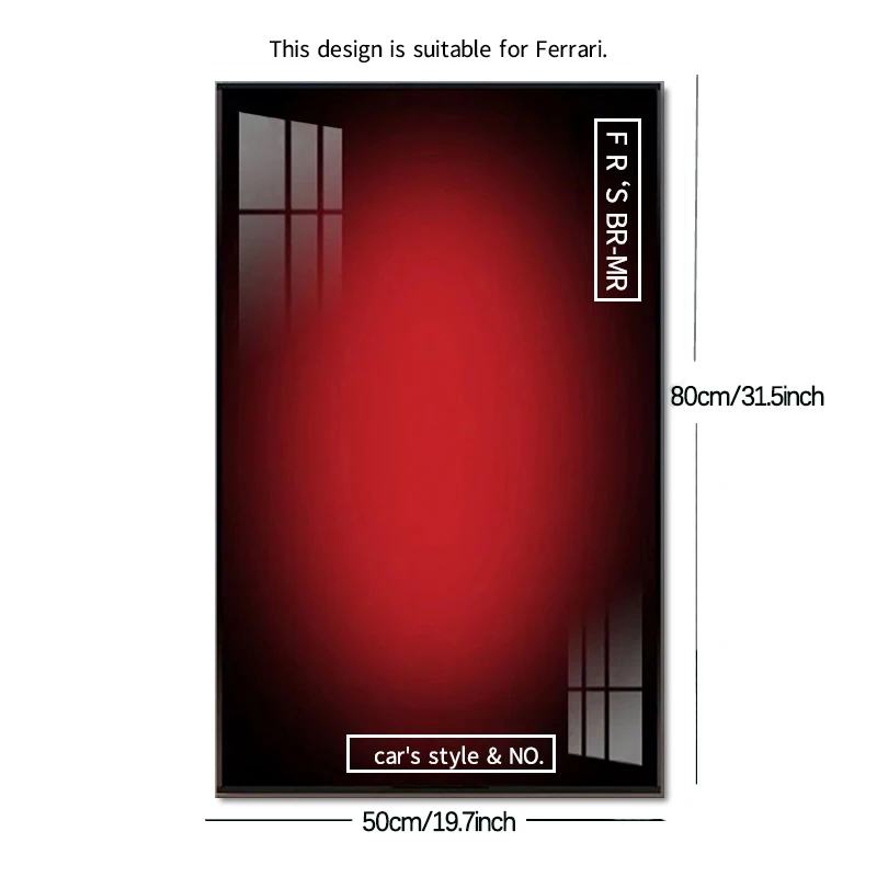 لوحة حائط جديدة مناسبة لسيارة ليجو 42207 فيراري F1 SF-24 نموذج سيارة مثبت على الحائط صندوق عرض إطار صور