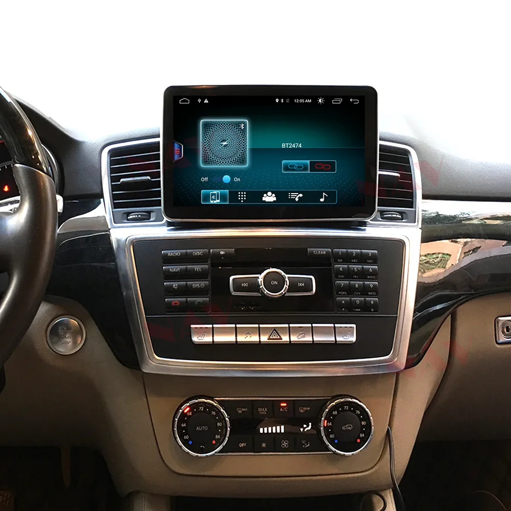 Android 12 GPS Navigation Wireless Carplay 8 inch Touch Screen For Mercedes-Benz ML 2010-2021 Head Unit Auto Stereo Radio