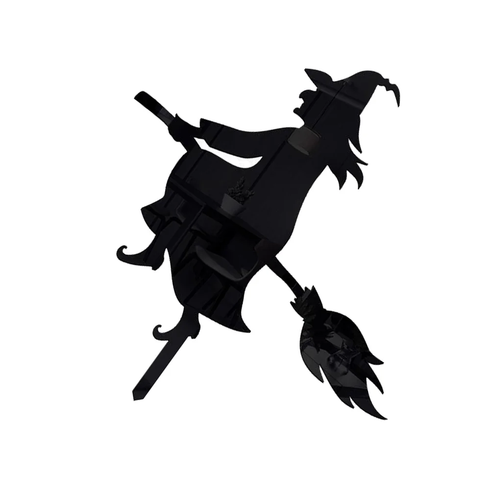 

Large Witch's Ground Decor Garden Decoration LED Acrylic Halloween Sign Decorations