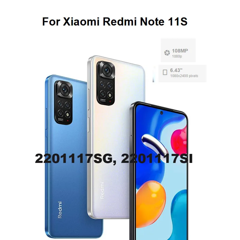 Capteur d'empreintes digitales pour Xiaomi Redmi Note 11 11S, bouton d'accueil, menu, ID tactile, EAU, connecteur de ruban, câble flexible, global