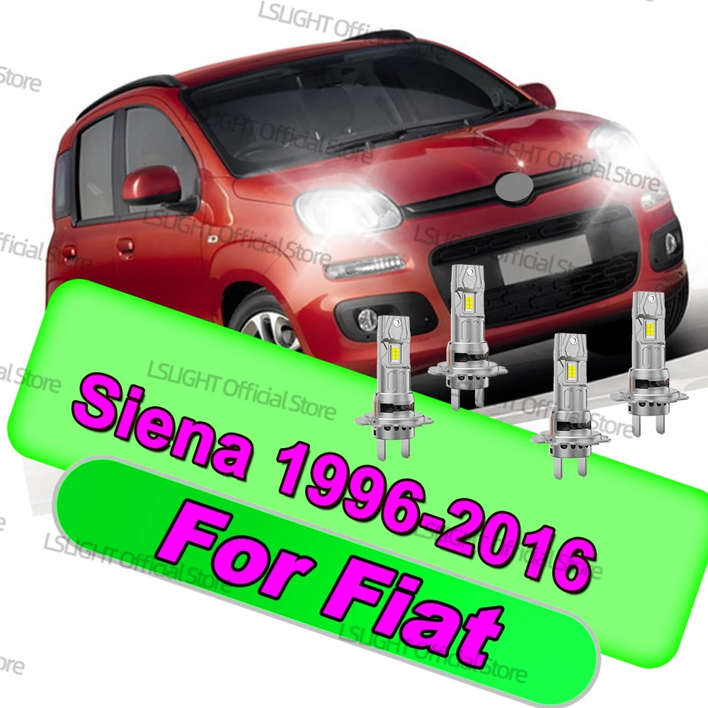 

2/4x турбо светодиодные фары 3570 CSP 30000LM супер яркие лампы для Fiat Siena 1996-2016 500 2015-2023 500L 2012-2018 DUCATO TIPO