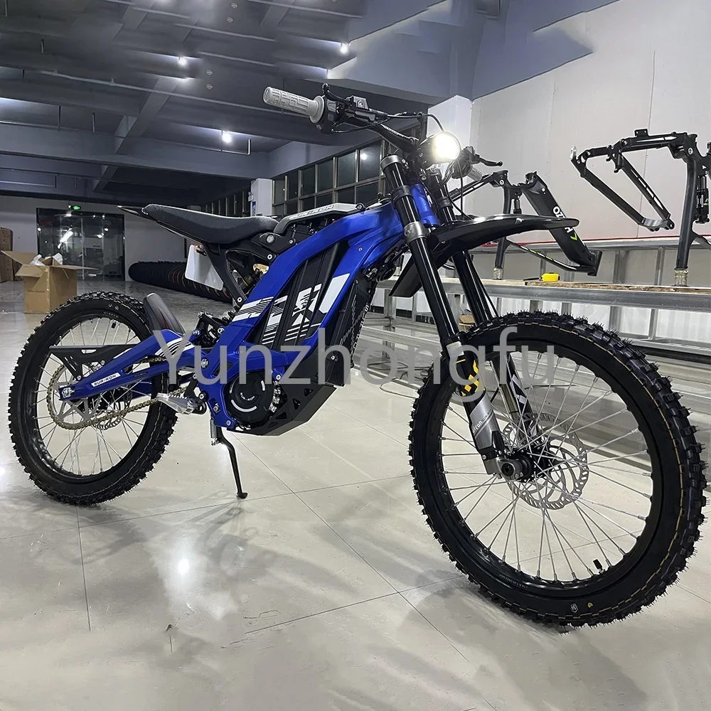 2023 New Electric Dirt Bike 60V 6000W Middrive Light Bee X E Dirtbike 75KM/H 38AH Long Rang Off Road Ebike Electric Motorcycle