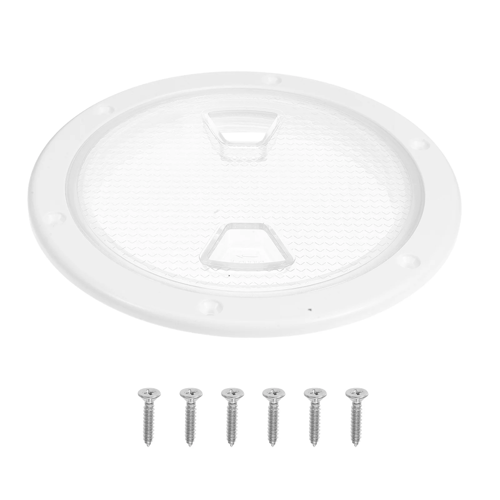 

Transparent Round Boat Hatch Deck Plate 6 Inch Non Slip Inspection Cover Wear Resistant Marine Access Hatch for Yacht Kayak