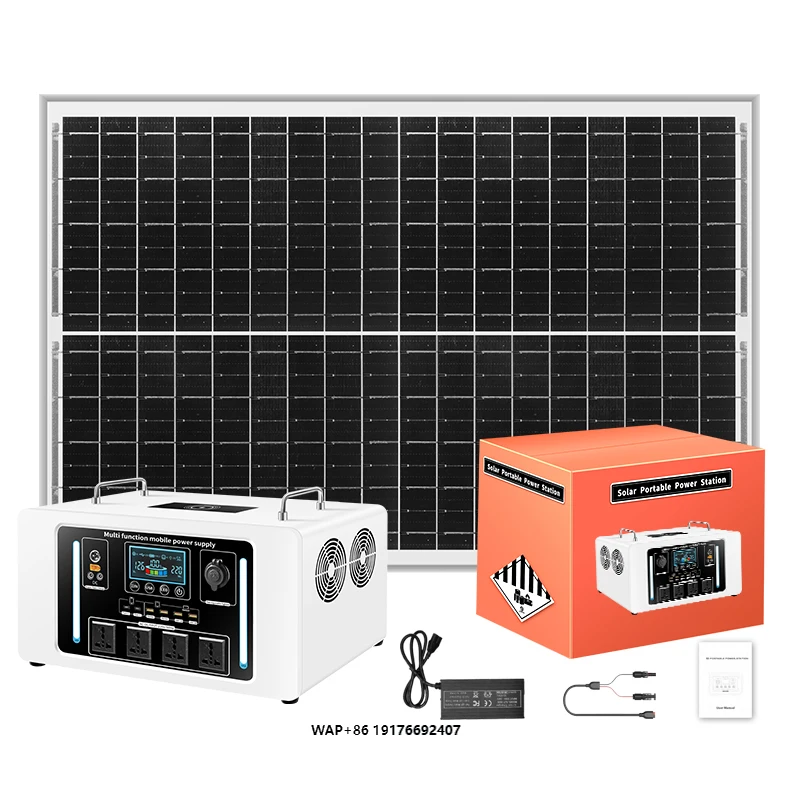 

Top Rated Battery Portable Power Station Solar Home Generator 2000W 3000W 5000W Portable Generator with Solar Panels