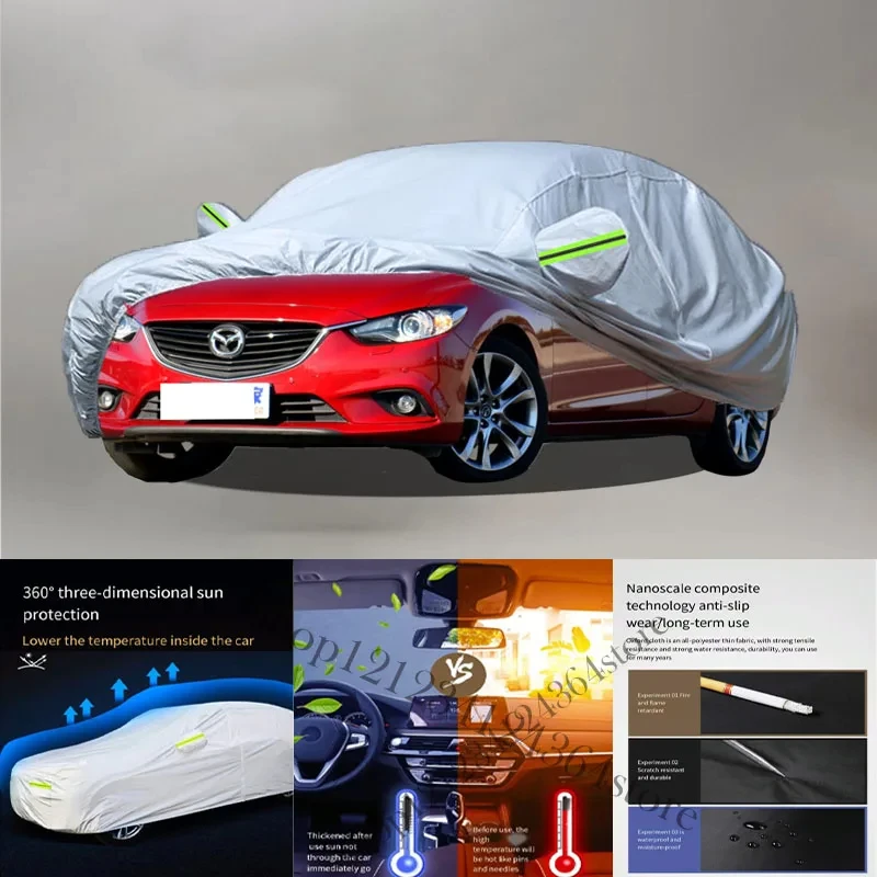 

For Mazda-AtenzaAuto Anti snow Anti dust Anti-uv Anti peeling paint And Anti Rainwater 210t car cover Car cover protection