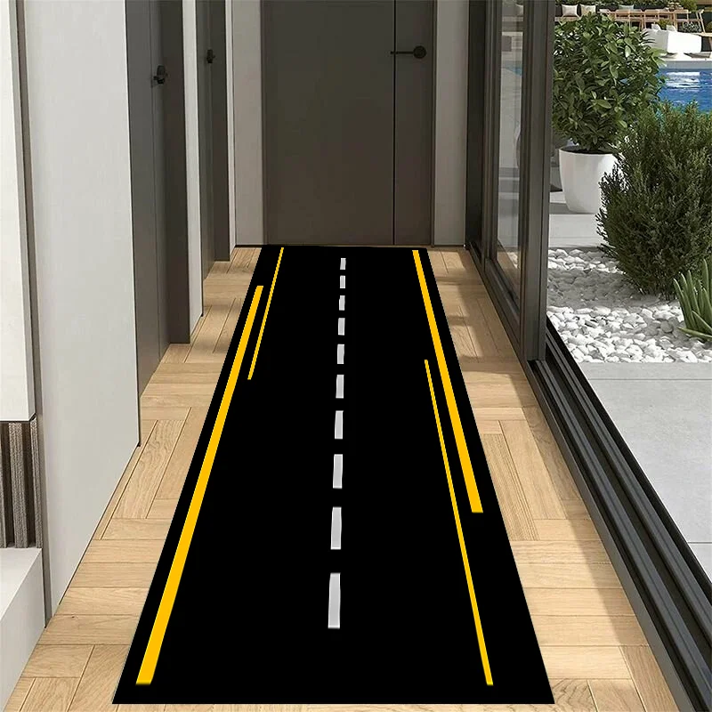 

Motorcycle Carpet Garage Mat Racing Cool Moto Display Motorcycle Display Mat Hallway Anti-slip Home Decoration Rug Customized