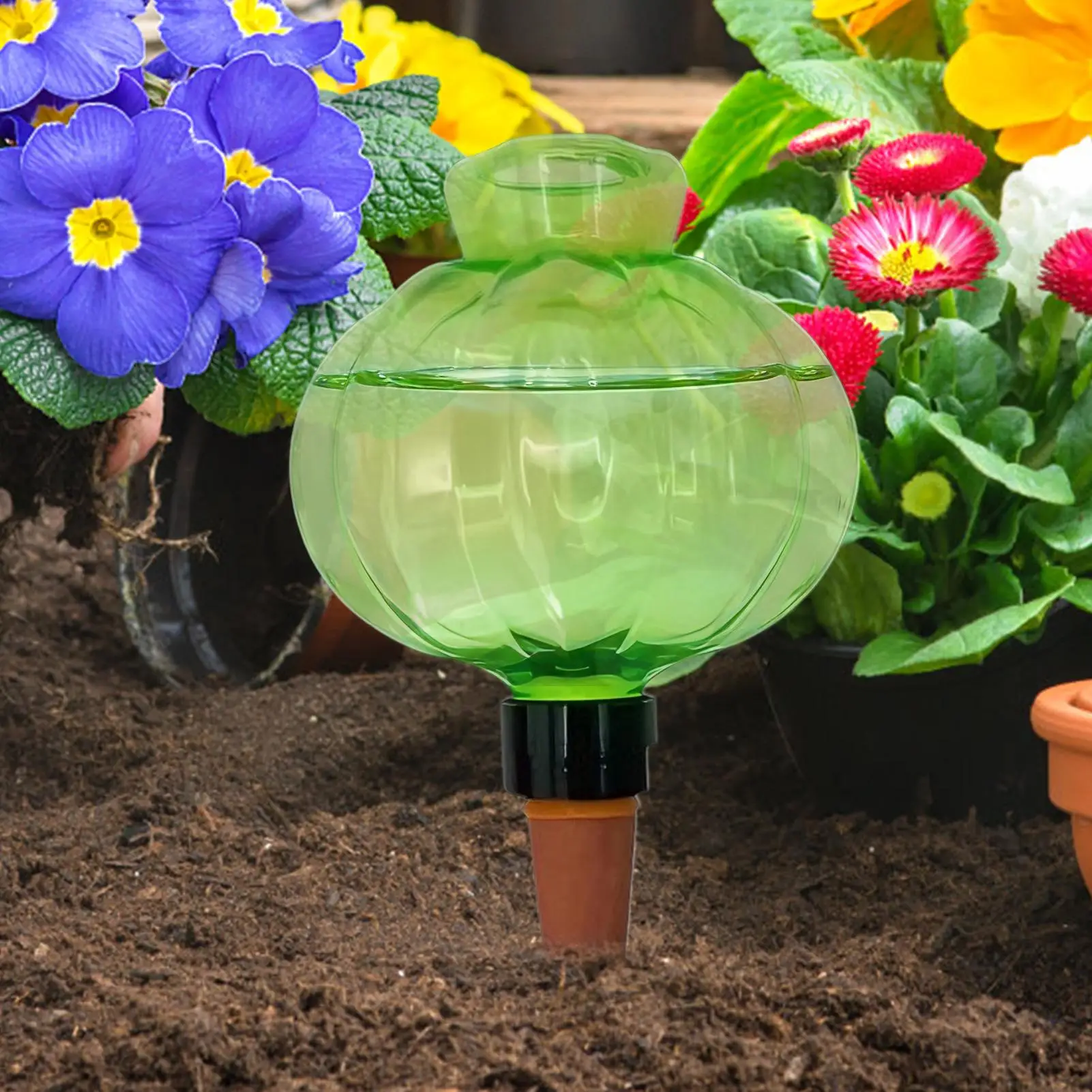 

Автоматические шары-капельницы для растений 17 унций с крышкой, медленное поливание, до 2 недель, для дома, сада, парка