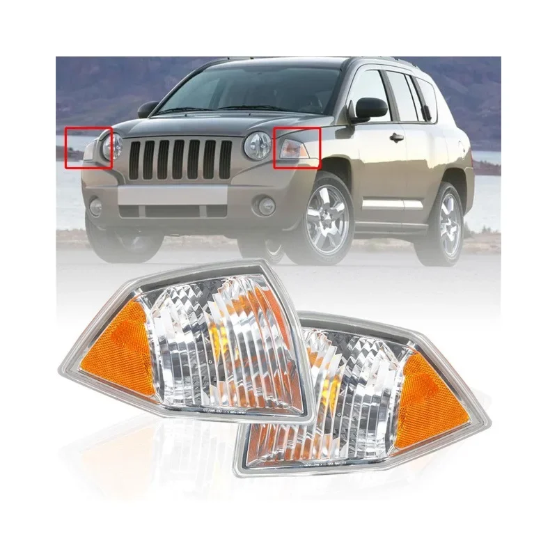 

Front Turn Signal Corner Light Lamp for Jeep Compass 2007 2008 2009 2010