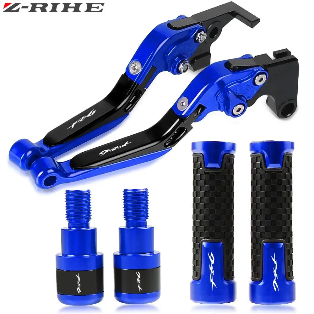 

7/8'' 22MM Motorcycle CNC Brakes Clutch Levers Handlebar Grips Handle Bar Ends For YAMAHA FZ6FAZER FZ-6 FZ6 FAZER 2004-2010 2005