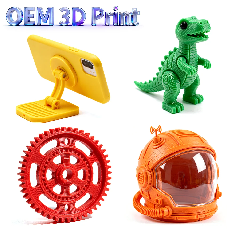 

Custom 3D Printing Services PLA Plastic Resin Metal Printer Rapid Prototyping 3D Printing Pen Filament Multi-Color Odorless Safe