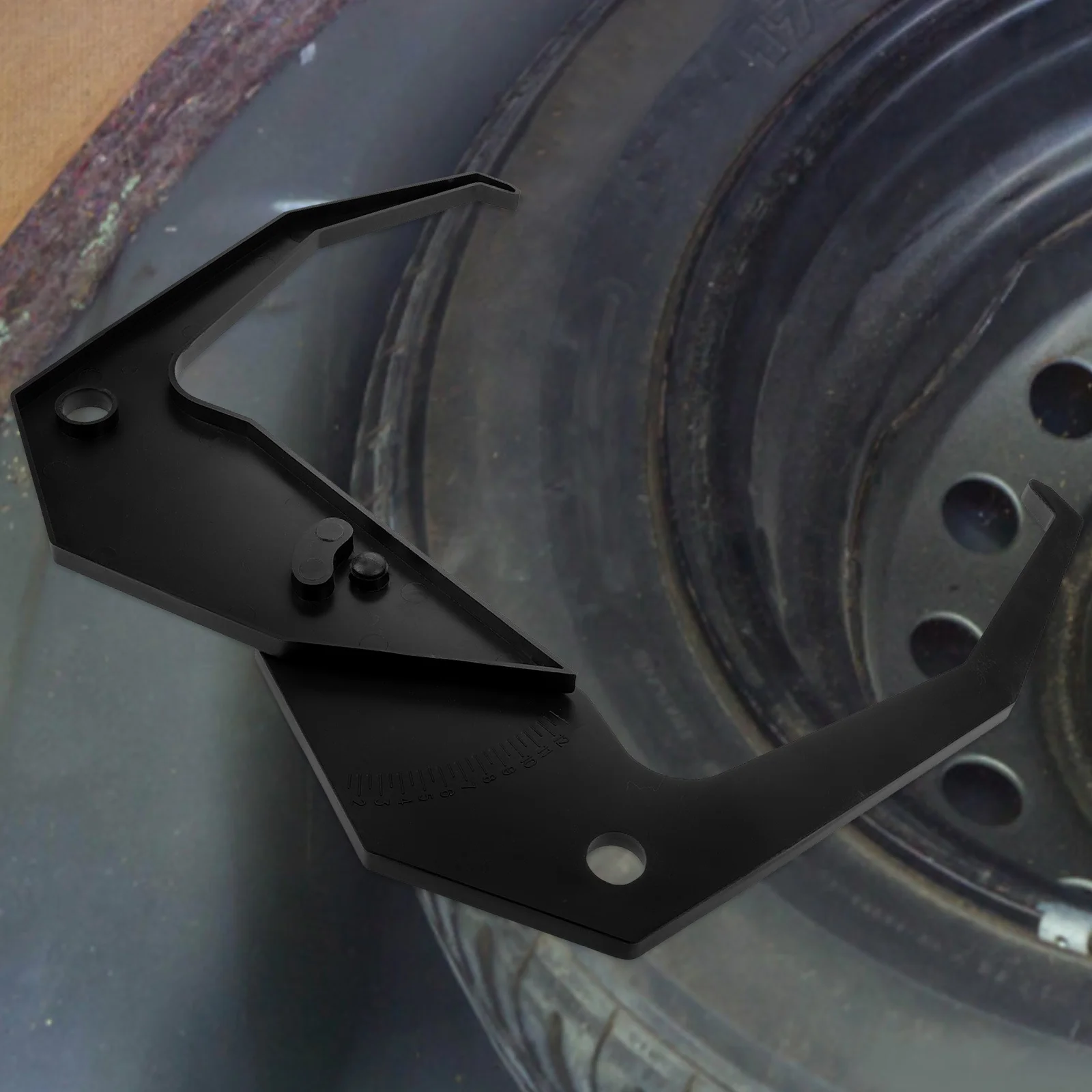 

Tire Balancer Caliper Portable Tire Weight Balance Measurement Tool Durable Car Repair Equipment Automotive Wheel Balancer