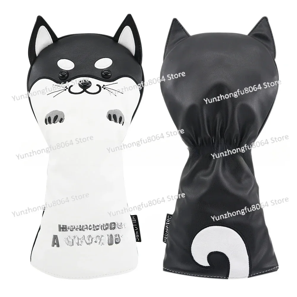 Manufacturer Wholesale, Golf Club Cover, Protective Cover, Iron Cover Shiba Inu Outdoor Sports Accessories Black