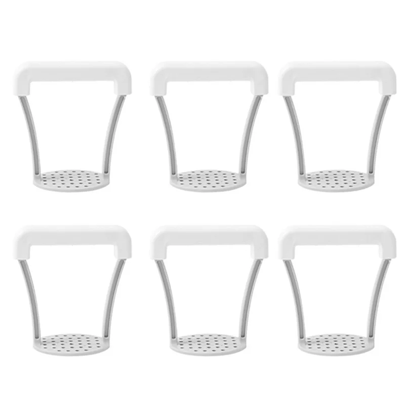 

AONEQ-Manual Potato Masher Garlic Press Kitchen Vegetable Masher Non-Slip Handle Fruit Juicer Kitchen Gadgets