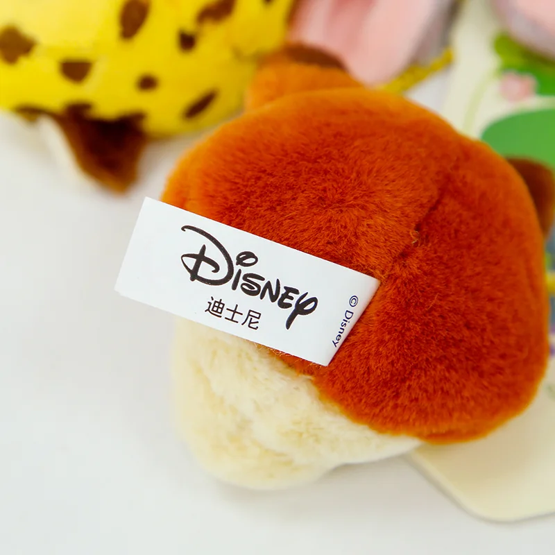 Disney Zootopia Judy Nick Clawhauser Kawaii juguetes de peluche muñeca de dibujos animados Anime llavero colgante decoración del coche regalo de Navidad