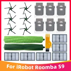 iRobot Roomba S9 9150 / S9+ Plus 9550 ロボット掃除機 互換性のある交換用スペアパーツ Hepaフィルター メインサイドブラシ ダストバッグ アクセサリー