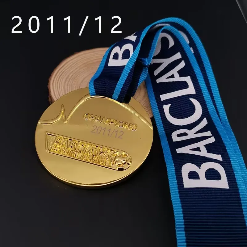 old  style  2011-2012  Season for  man city  Champions Medal The 11/12 Season Champions Medal Repl Fans collections