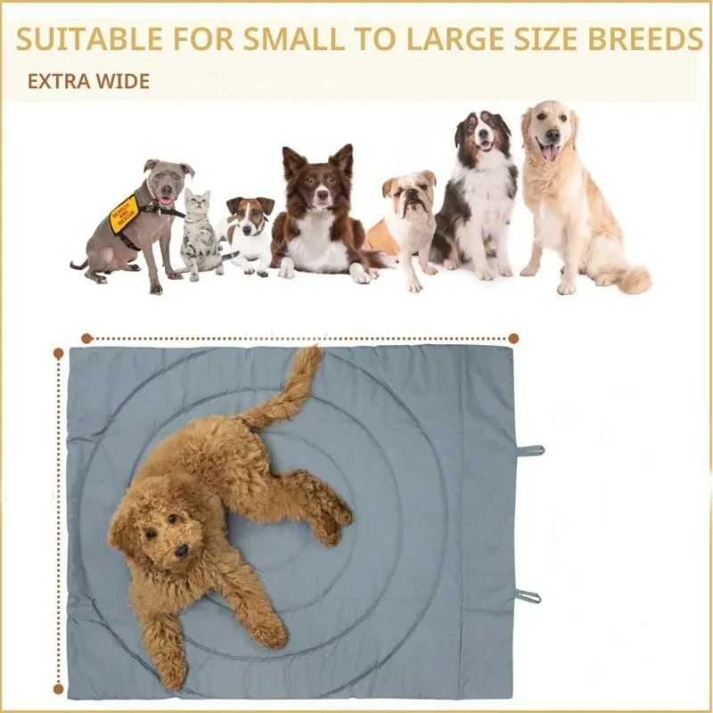 Pet Mats Are Waterproof and Foldable, Making Them Easy To Carry on The Kennel Floor Sleeping Mat