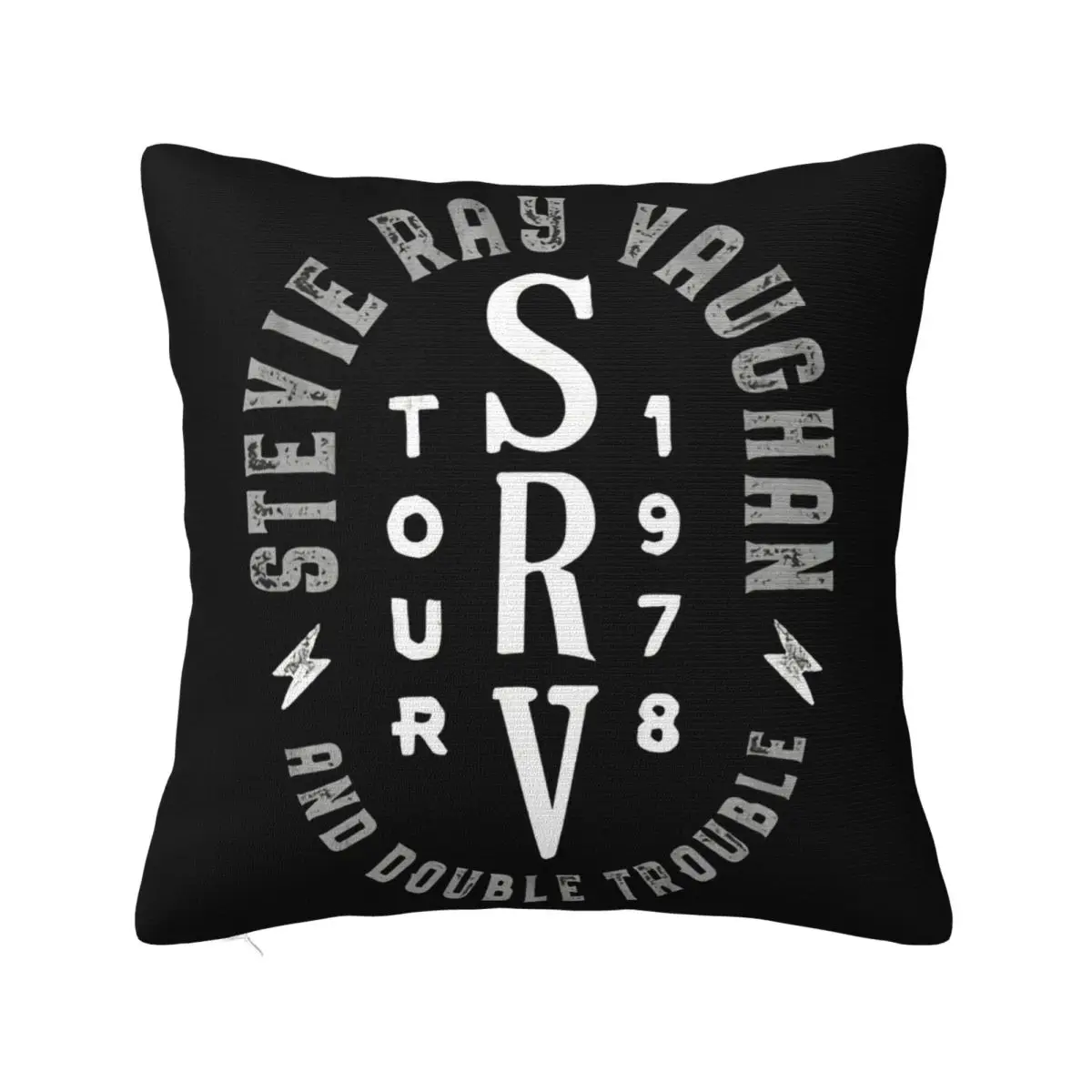 Stevie Ray Vaughan Srv Tour 1978 Mens Double Trouble Guitarist Rock Customized Pillow Case