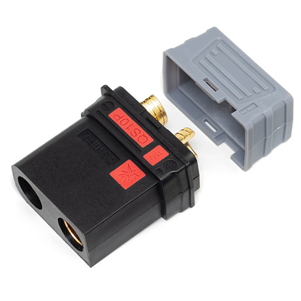 QS10P-L Connector With Dust Cover 210A 500V QS10P-U 6-10AWG For Battery High Current Anti Lgnition Odrone Battery Box