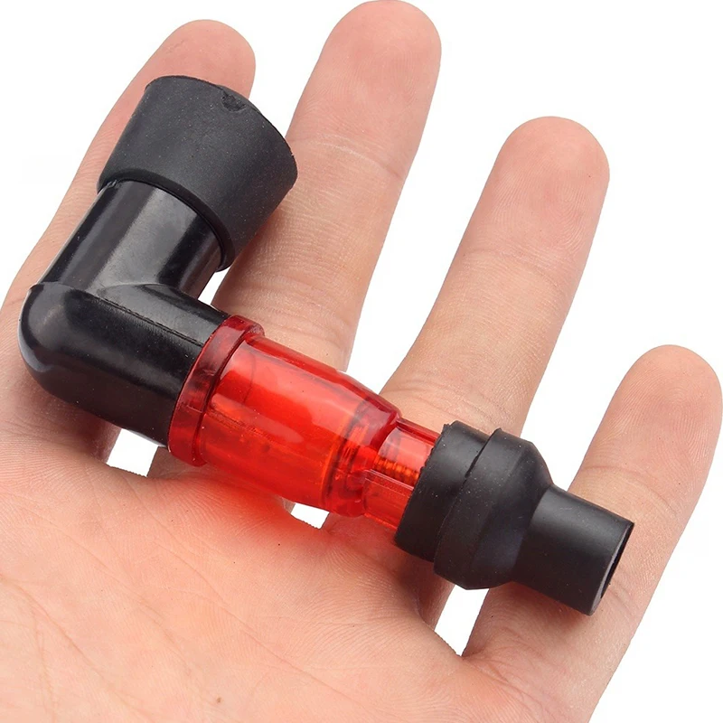 Universal Motorcycle Flash Spark Plug Cap Motorcycle Ignition Spark Plug Cap Elbow Flashing Spark Plug Cap For Motorbike