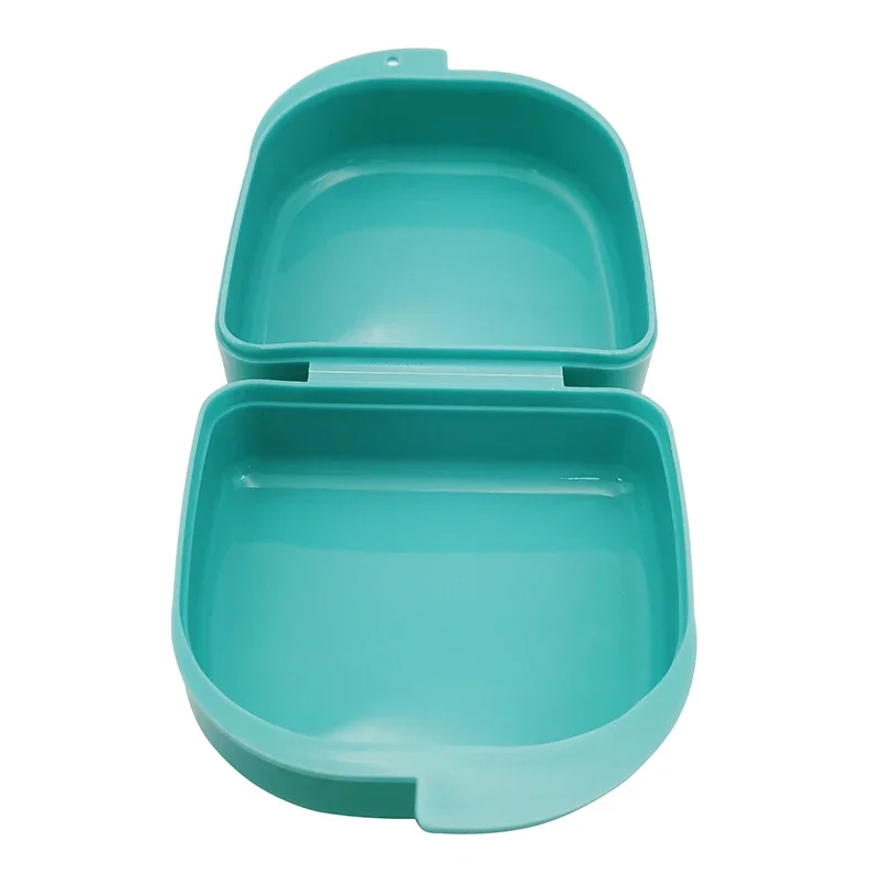 Fake Teeth Case Denture Storage Plastic Box Oral Hygiene Supplies Organizer Plastic Teeth Container
