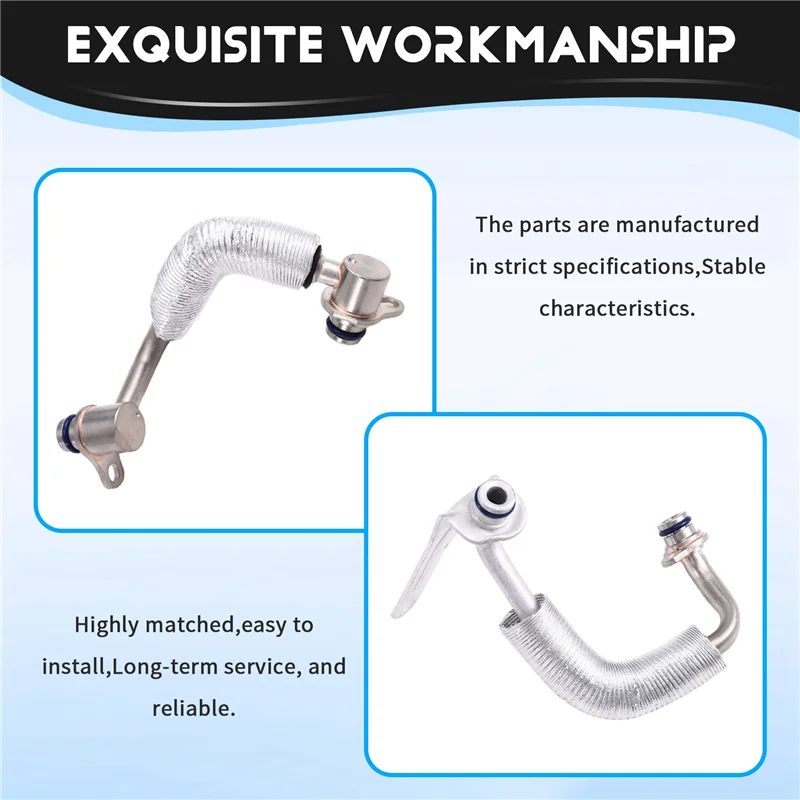 

For BMW Compatible Turbocharging Cooling Tube Hose-Models 11538663516, 11538663517, 11428626652, 11428626653