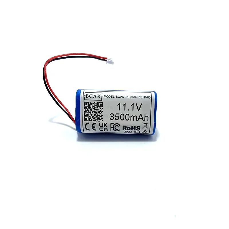 BCAK 11.1V 3500mAh 3S1P 18650 lithiumbatterij met 5A BMS voor back-upvoeding voor CCTV-camera's Li-Ion